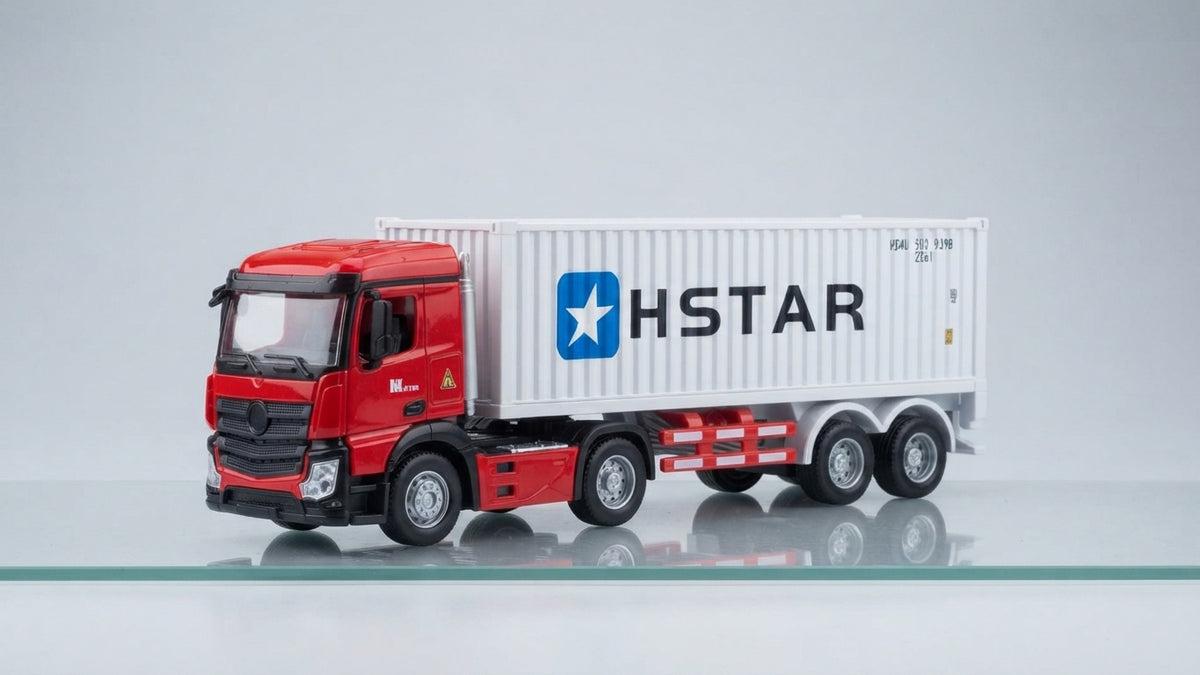 Camión de Carga Semi-Trailer A Escala HStar 🚚💨