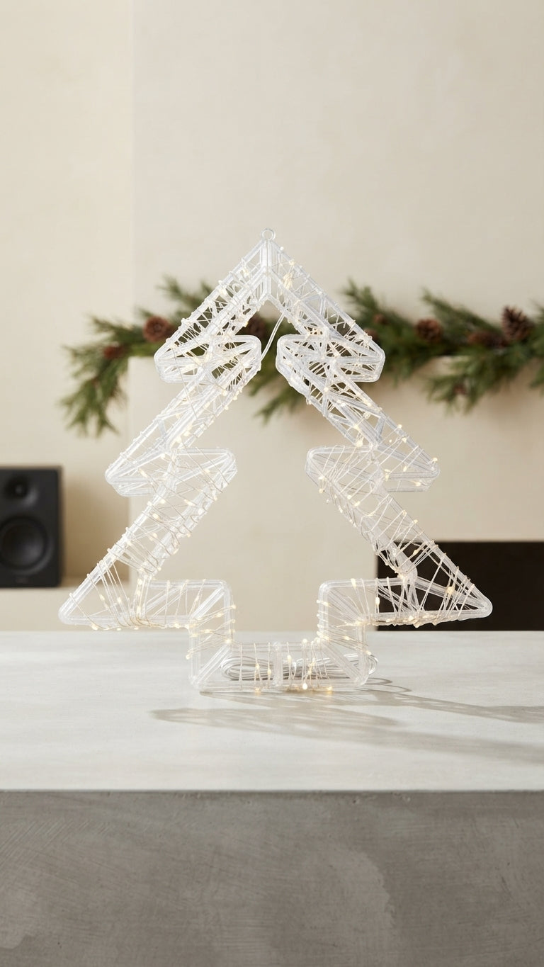 Árbol de Navidad Navideño 3D Colgante con Luces LED de Alta Luminosidad 🎄✨