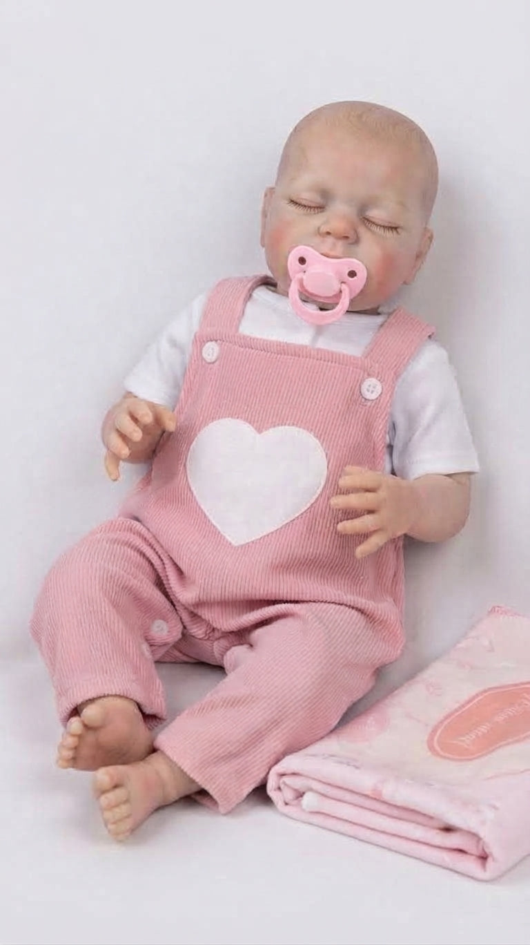 Muñeca Bebé Reborn Realista de 55 cm 👶💖 | Con Ropa, Tetero, Chupo y Pañal 🍼✨