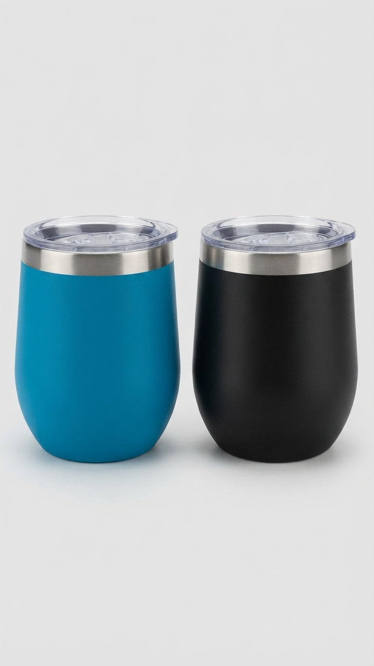 Vaso Térmico Acero Inoxidable 350ml - Tapa Antiderrames