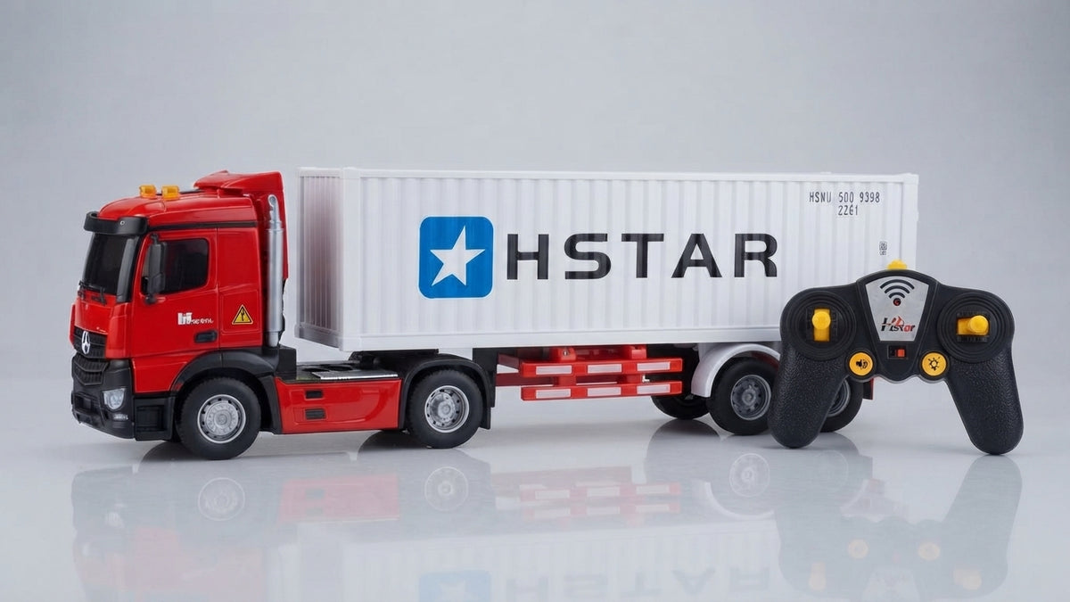 Camión de Carga Semi-Trailer A Escala HStar 🚚💨