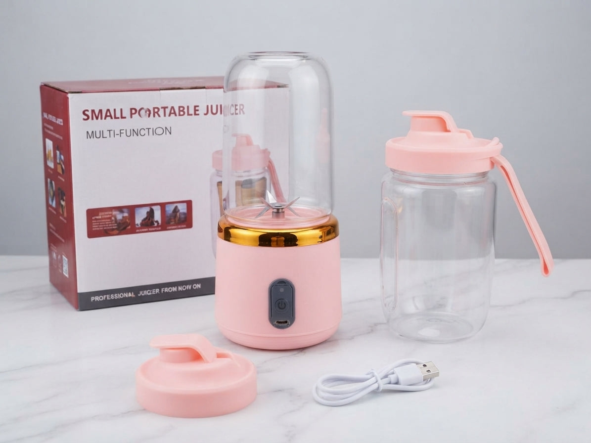 Mini Licuadora Portátil Multifunción Vaso 400ml Recargable USB 🥤✨