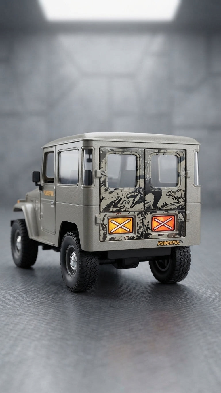 🚙 Carro Todoterreno FJ40 A Control Remoto / Edición Dinosaur World 🦖🔥