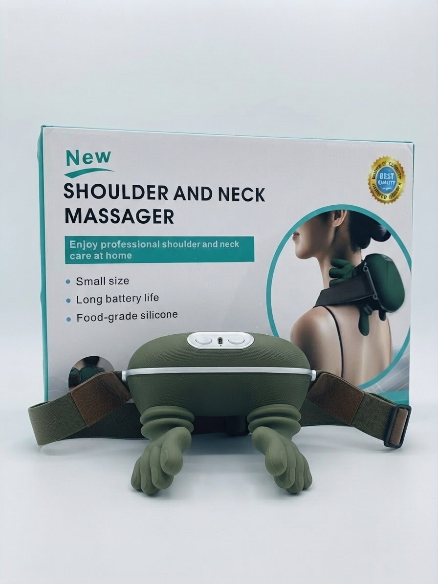 Masajear Manito Cuello y Hombro Portátil – Alivio de Tensión y Relajación Profunda 💆‍♀️✨