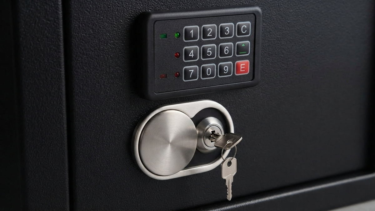🔐💼 CAJA FUERTE DIGITAL DE SEGURIDAD (MODELO COMPACTO) 🛡️✨