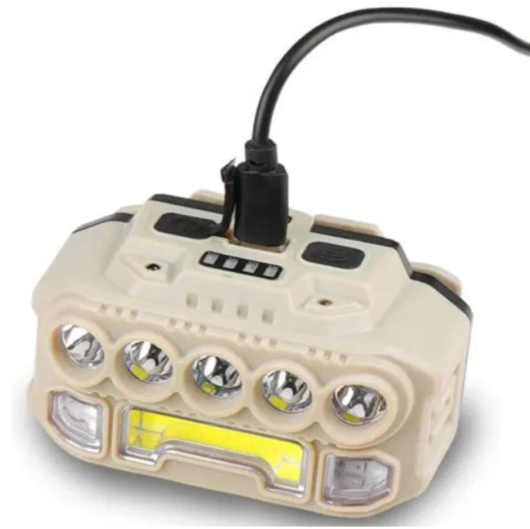 Linterna Minera LED de 5 Leds Recargable