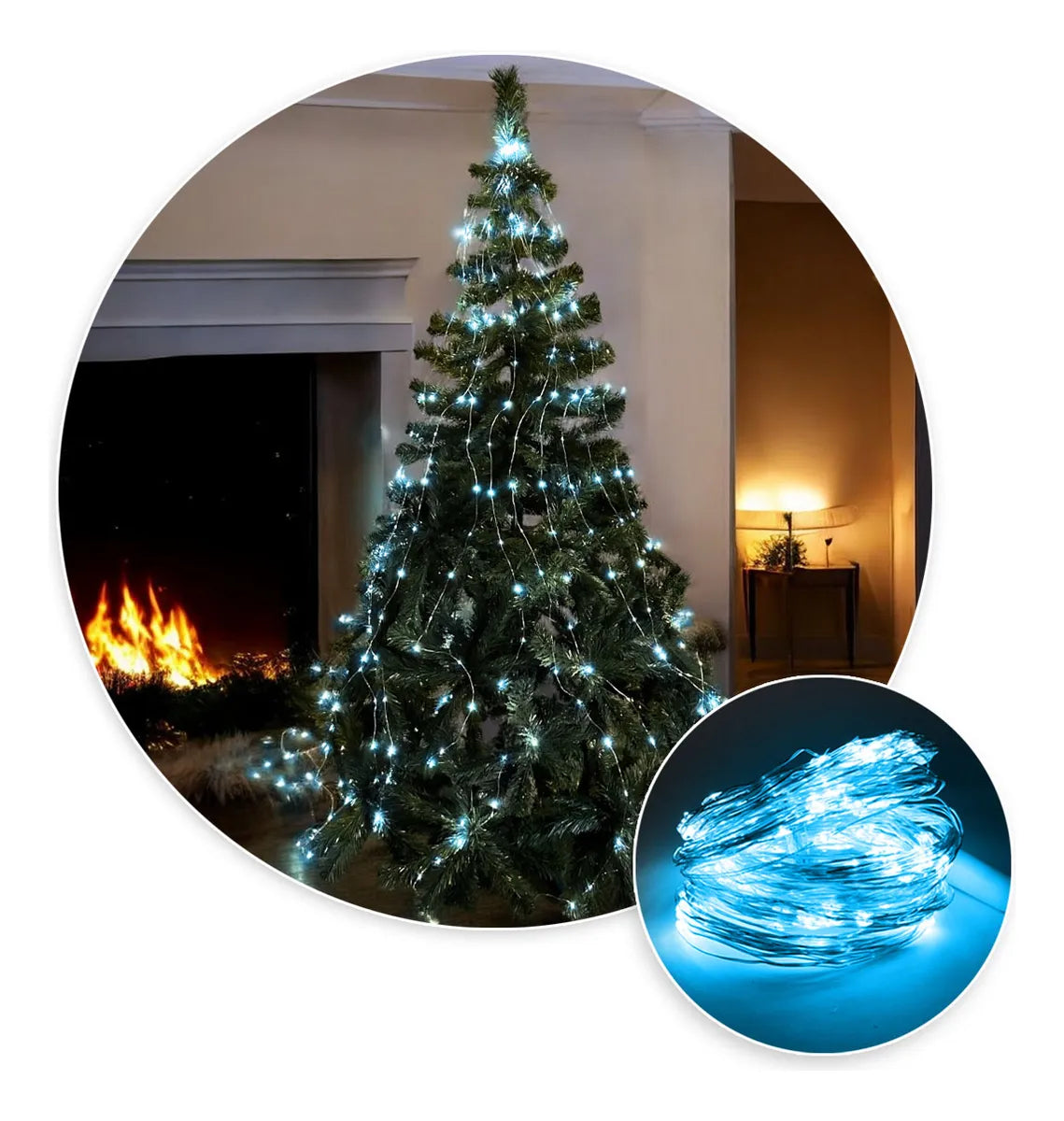 Luces LED Navideñas en Racimo