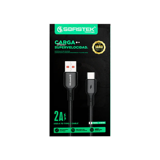 ⚡ Cable de Carga y Datos Sofistek USB a USB-C (C-SKT02) ⚡