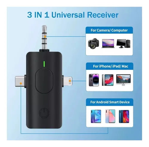 Microfono Inalambrico F11-2