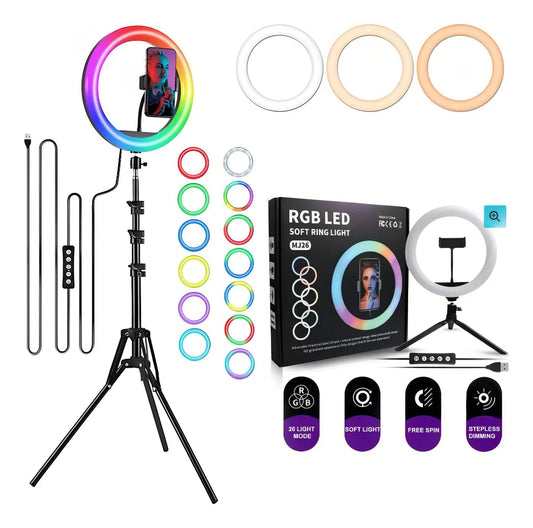 Aro de Luz LED RGB Pro 26cm