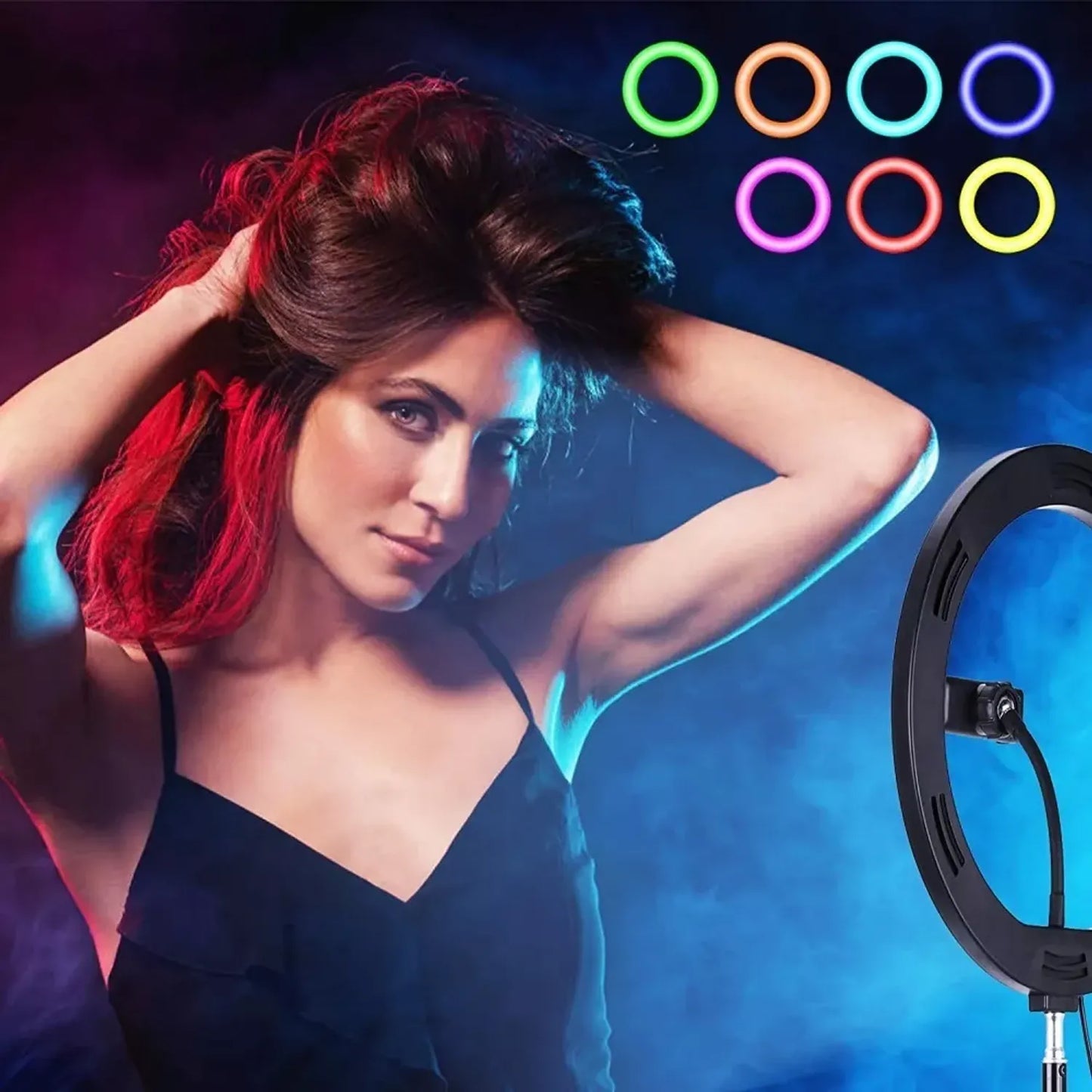 Aro de Luz LED RGB Pro 26cm