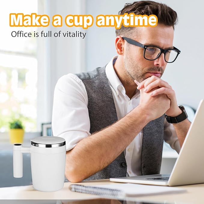 Mug Mezclador Magnético Recargable