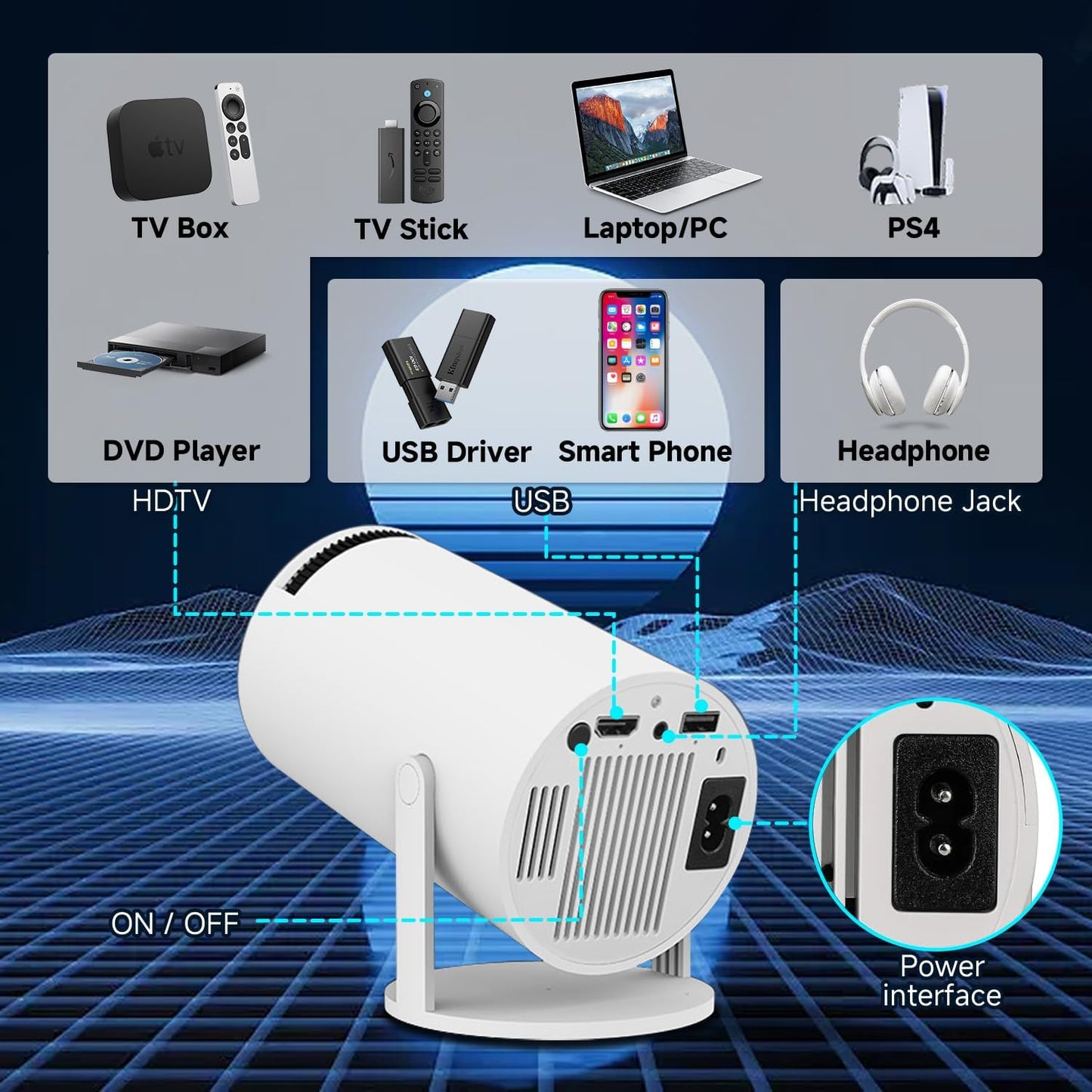 Proyector de Video HY300 PRO