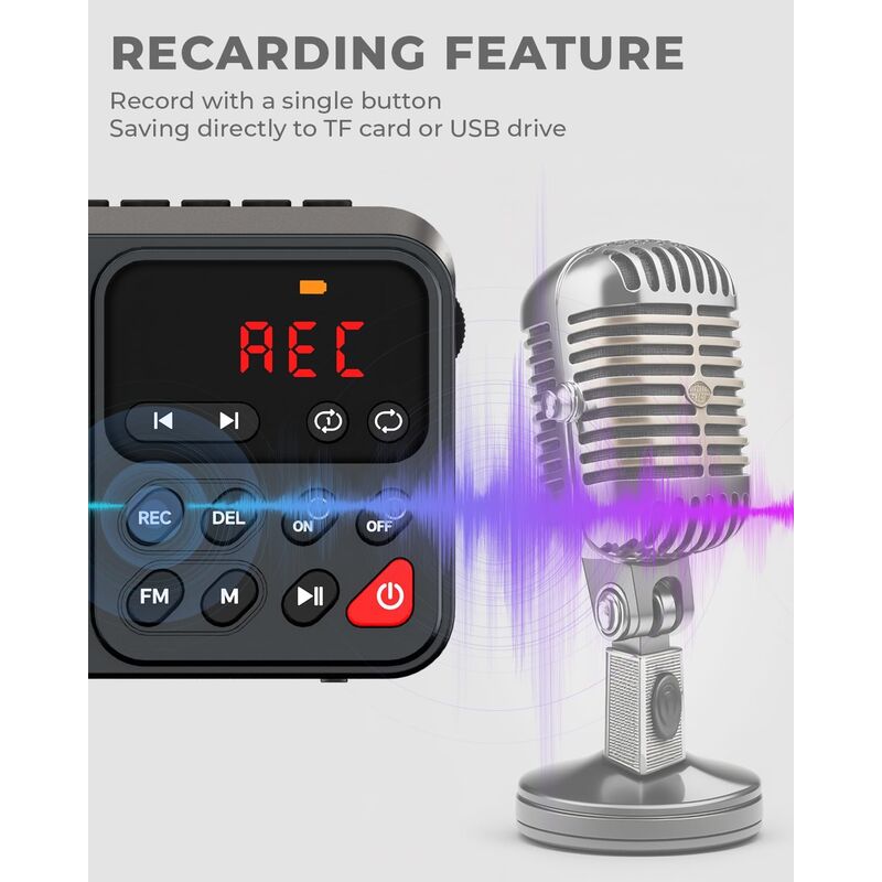 Radio Bluetooth Multifuncional Cmik