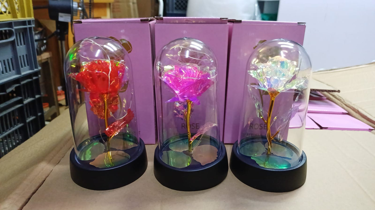 Rosa Eterna Dorada pequeña