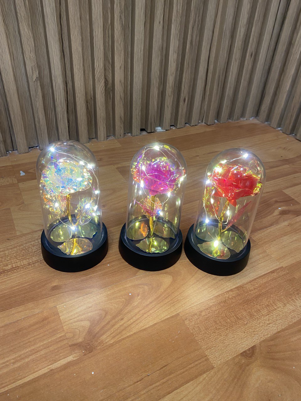 Rosa Eterna Dorada pequeña