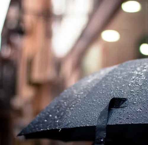 Sombrilla Antifluidos Retráctil Portátil con Protección UV