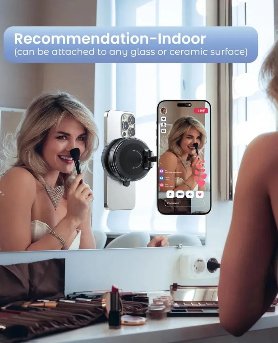 Soporte Magnético de Lujo con Ventosa de Vacío