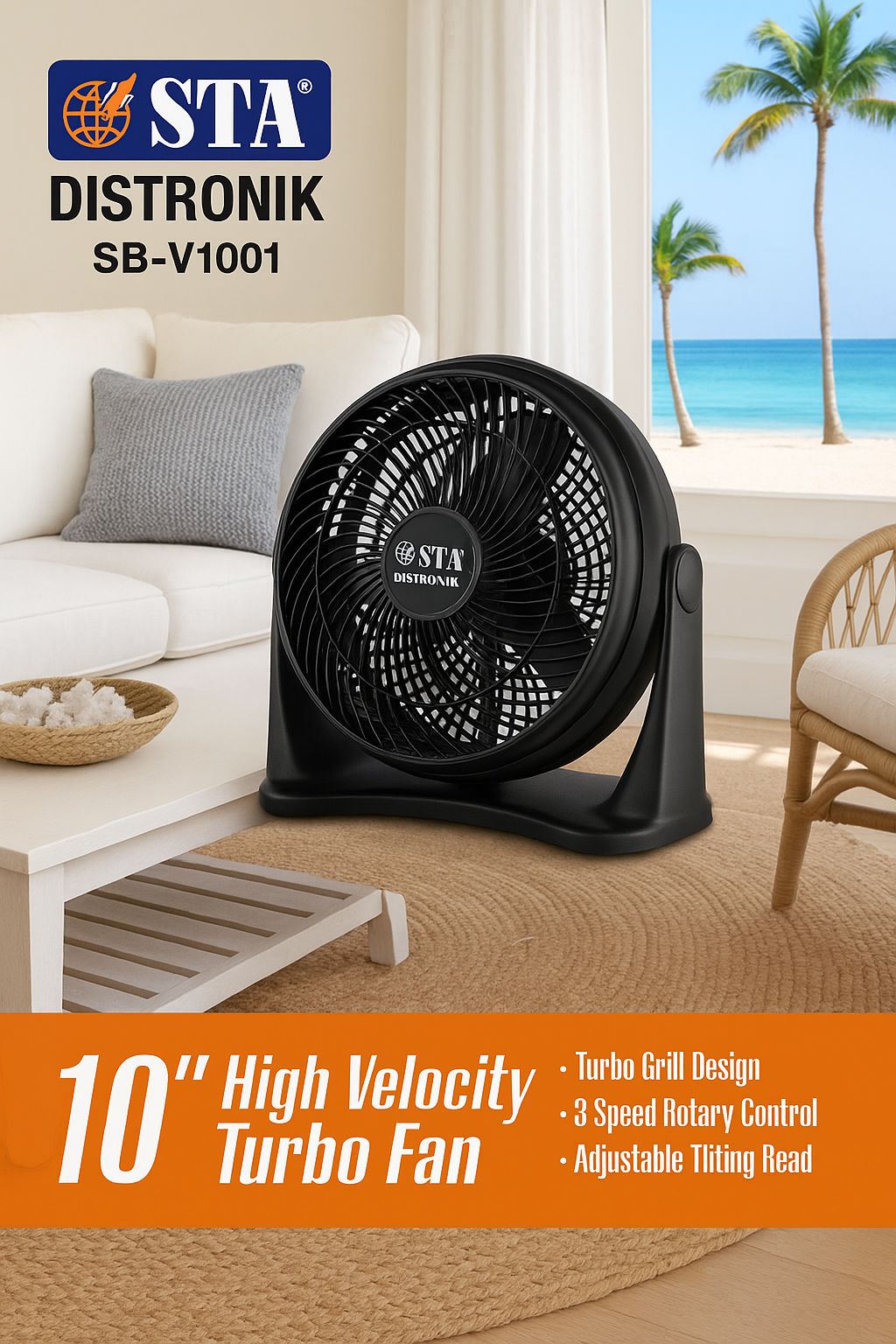 Ventilador STA Distronik SBV1001