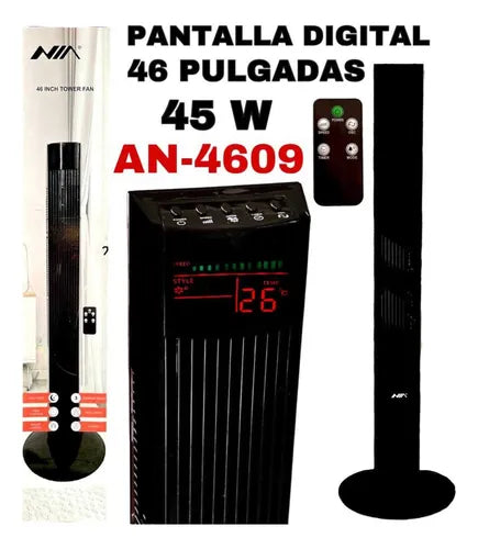 Ventilador Torre Nia 46 Pulgadas