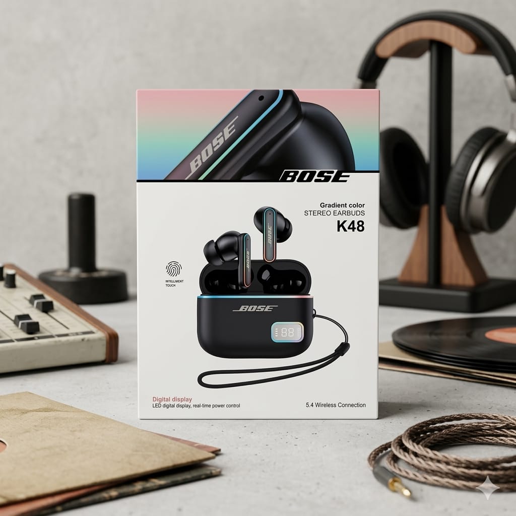 🎧 Audífonos Bose K48 Buds Air2 | Sonido Espacial 360° Pantalla LED 🚀