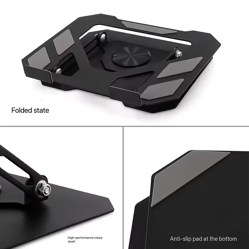 💻 Soporte Premium Giratorio 360° para Laptop | Aluminio Reforzado y Ajuste Ergonómico ✨