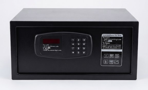 Caja Fuerte Digital De Seguridad Con Teclado Numérico Y Llave 🔐