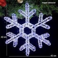 Copo de Nieve Navideño 3D Colgante con Luces LED Brillantes ❄️✨