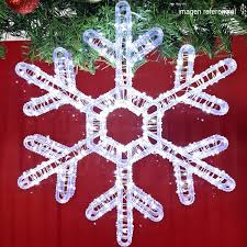 Copo de Nieve Navideño 3D Colgante con Luces LED Brillantes ❄️✨