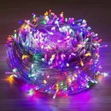 Guirnalda de Luces LED Multicolor / Serie Navideña de Colores con Secuencias y Caja de Control 🌈💡