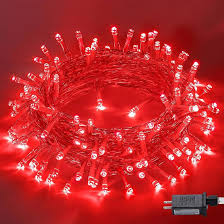 Guirnalda  de Luces LED Roja con Caja de Control y Secuencias para Decoración y Fiestas 🔴💡