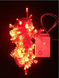 Guirnalda  de Luces LED Roja con Caja de Control y Secuencias para Decoración y Fiestas 🔴💡