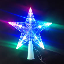 Estrella LED Luminosa Multicolor para Punta de Árbol de Navidad con Iluminación Brillante 🌟🎄