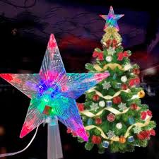 Estrella LED Luminosa Multicolor para Punta de Árbol de Navidad con Iluminación Brillante 🌟🎄