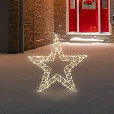Estrella Navideña Decorativa de 5 Puntas con Luces LED Brillantes ⭐✨