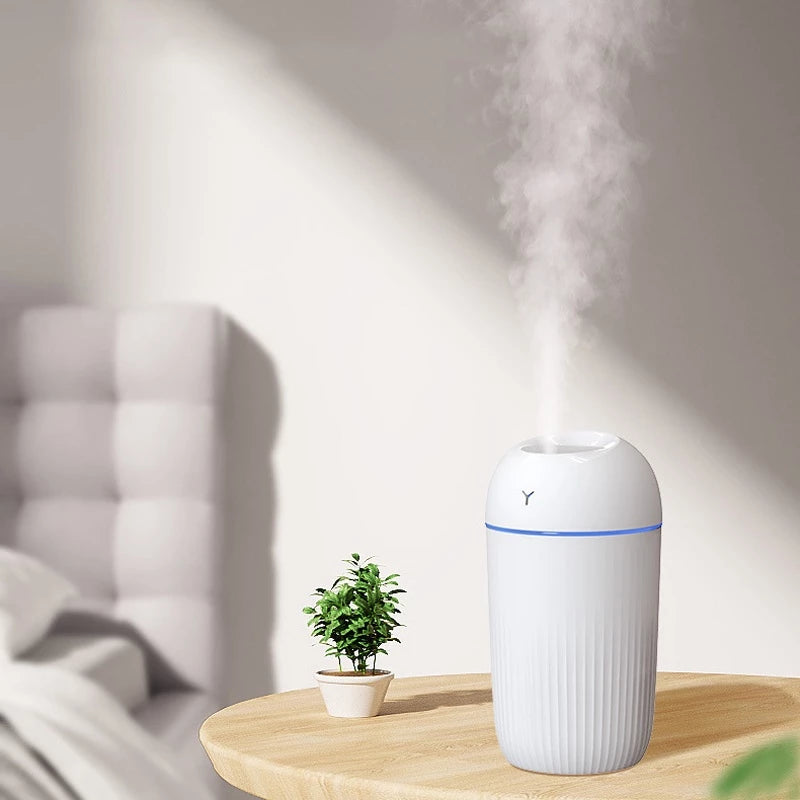 🌬️ Humidificador Ultrasónico Portátil 420ml | Difusor de Aromas USB + Luz LED ✨
