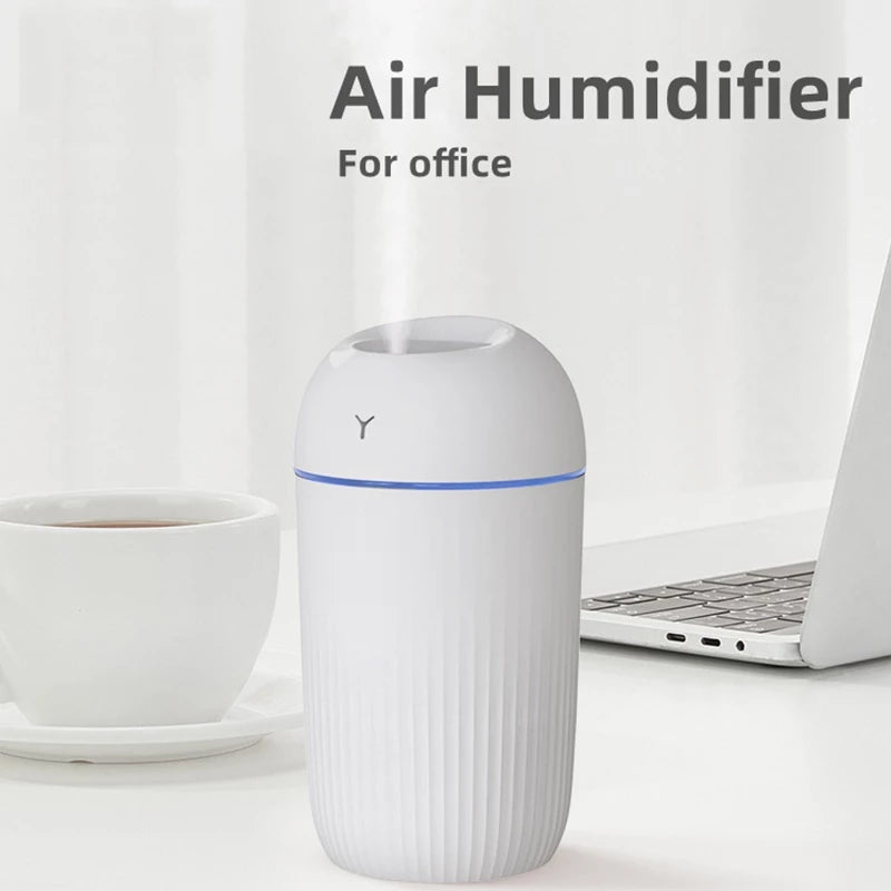 🌬️ Humidificador Ultrasónico Portátil 420ml | Difusor de Aromas USB + Luz LED ✨