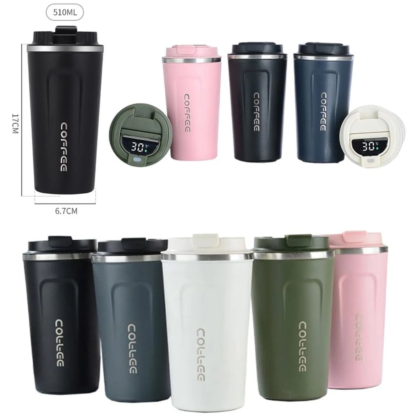 Termo Inteligente Premium: Temperatura Perfecta a un Toque